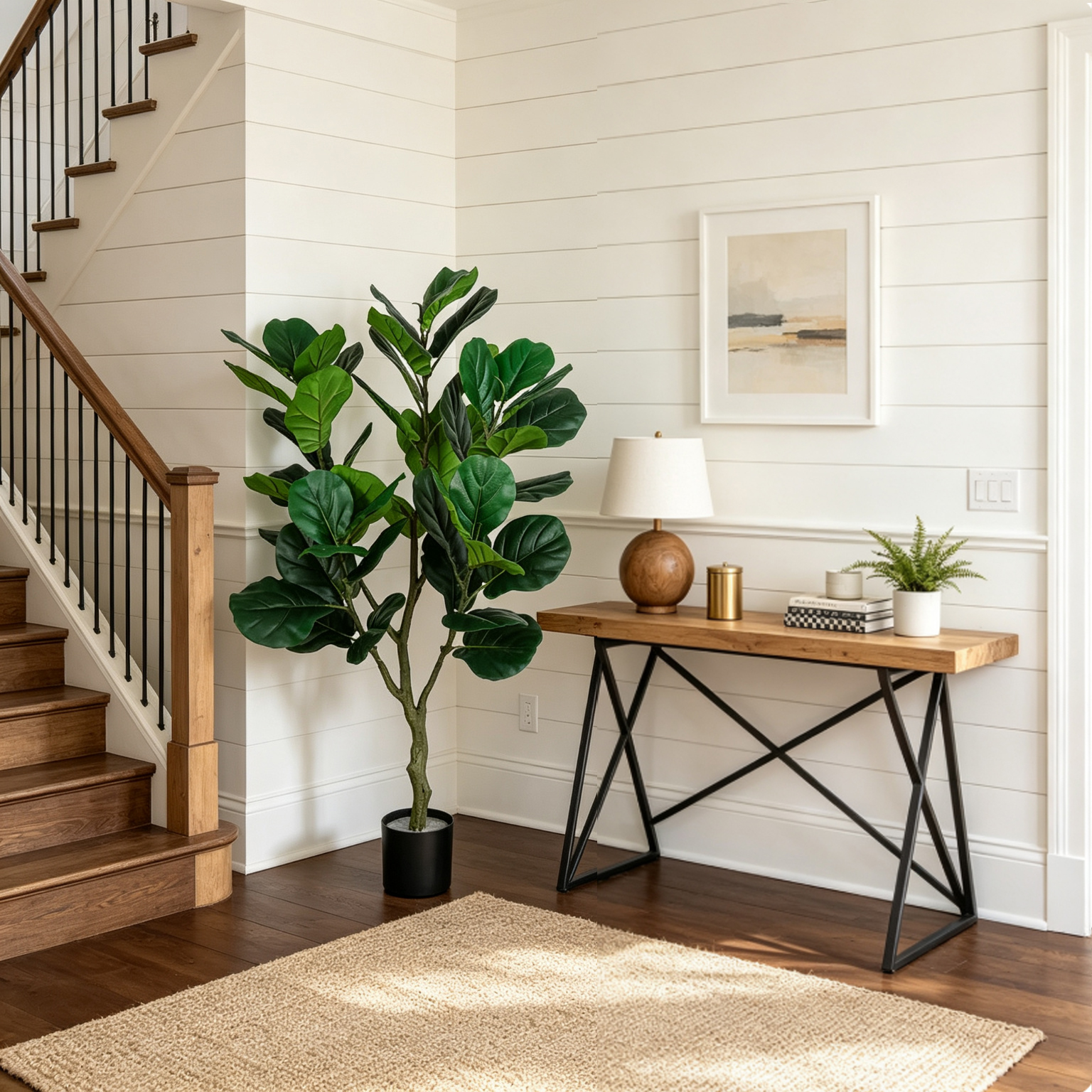 135cm Artificial Fiddle Leaf F – Ficus Lyrata Tree recenzja i cena