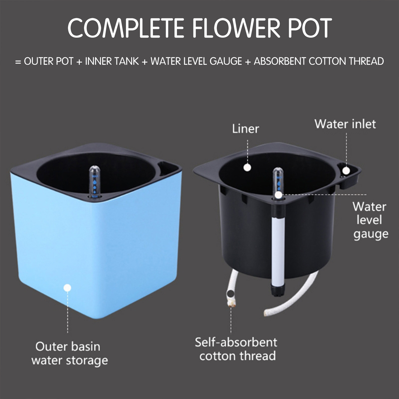 Automatic Self Watering Flower – Aloe Vera Pot recenzja i cena
