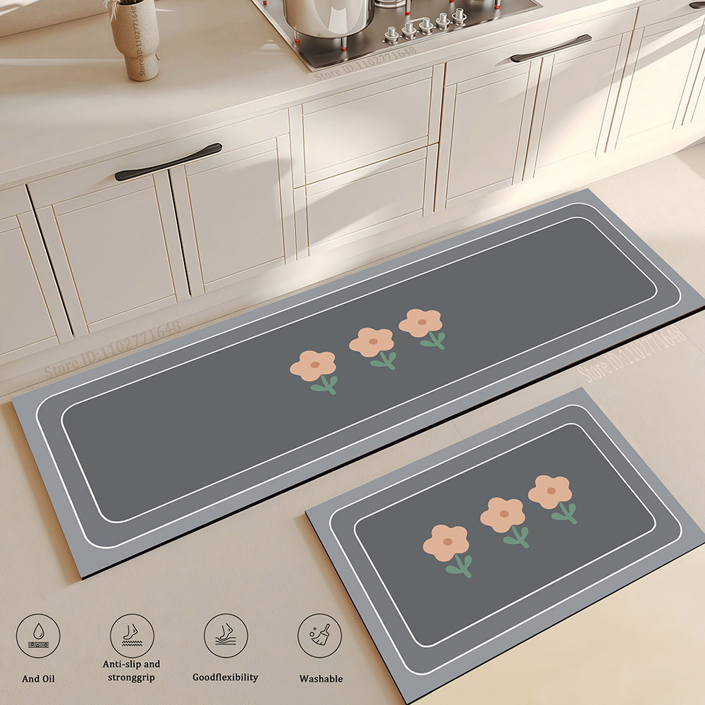 Flower Kitchen Mat Anti-Fatigu – Maranta Prayer Plant recenzja i cena
