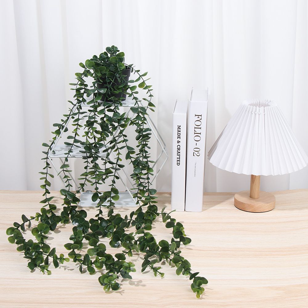 Artificial Hanging Plants with – Pilea Peperomioides recenzja i cena