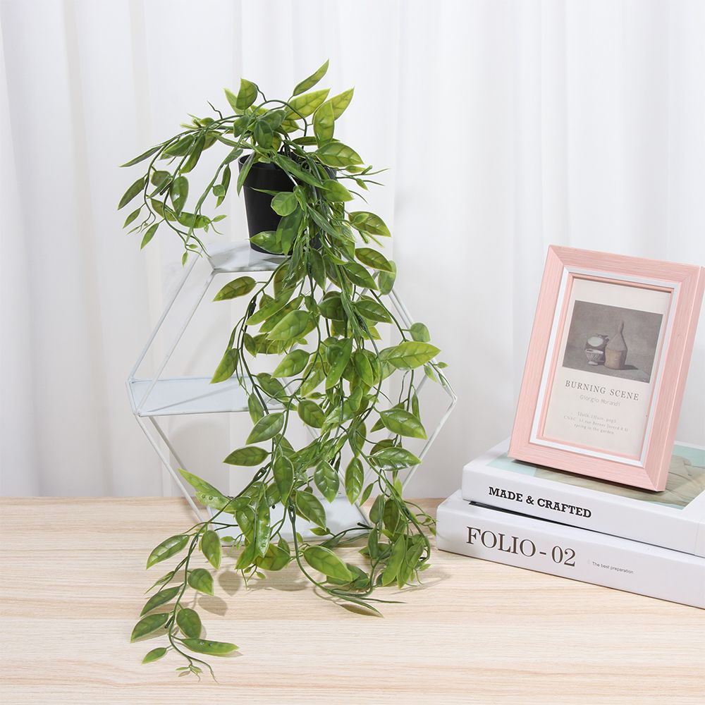 Artificial Hanging Plants with – Pilea Peperomioides recenzja i cena