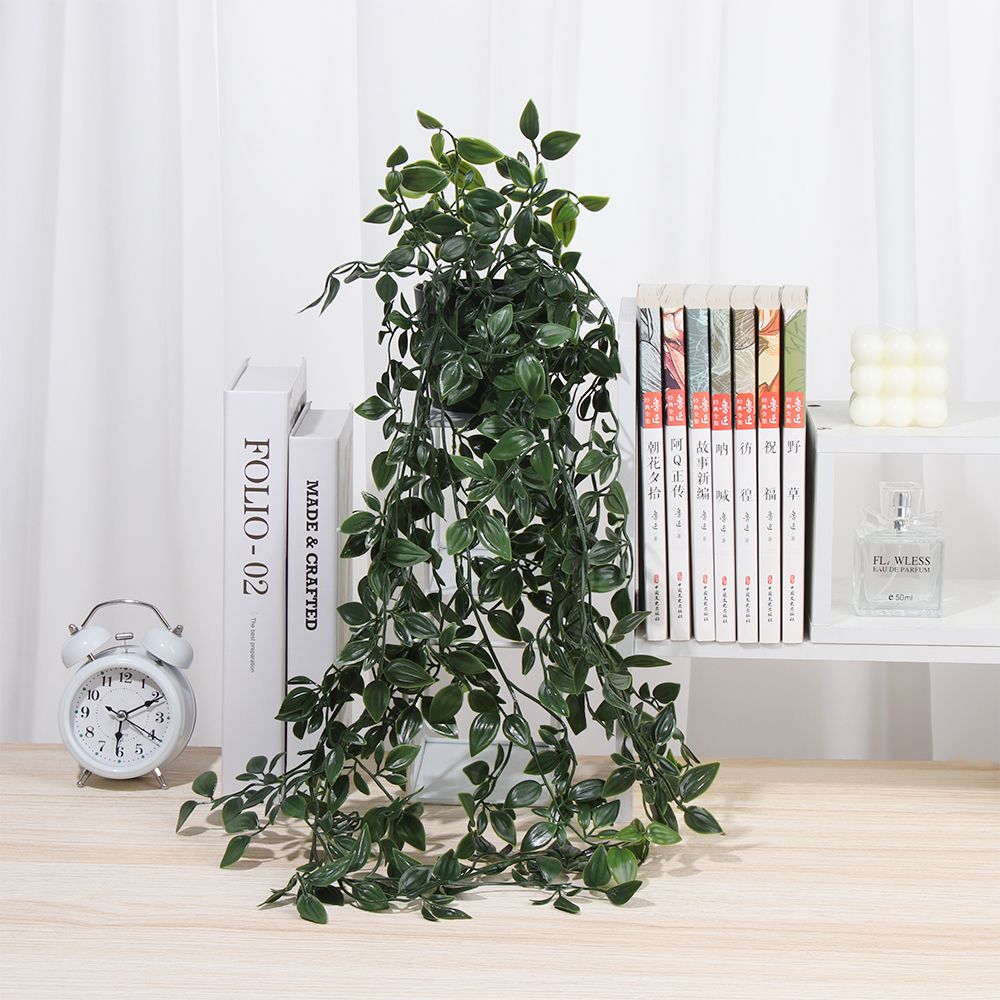Artificial Hanging Plants with – Pilea Peperomioides recenzja i cena