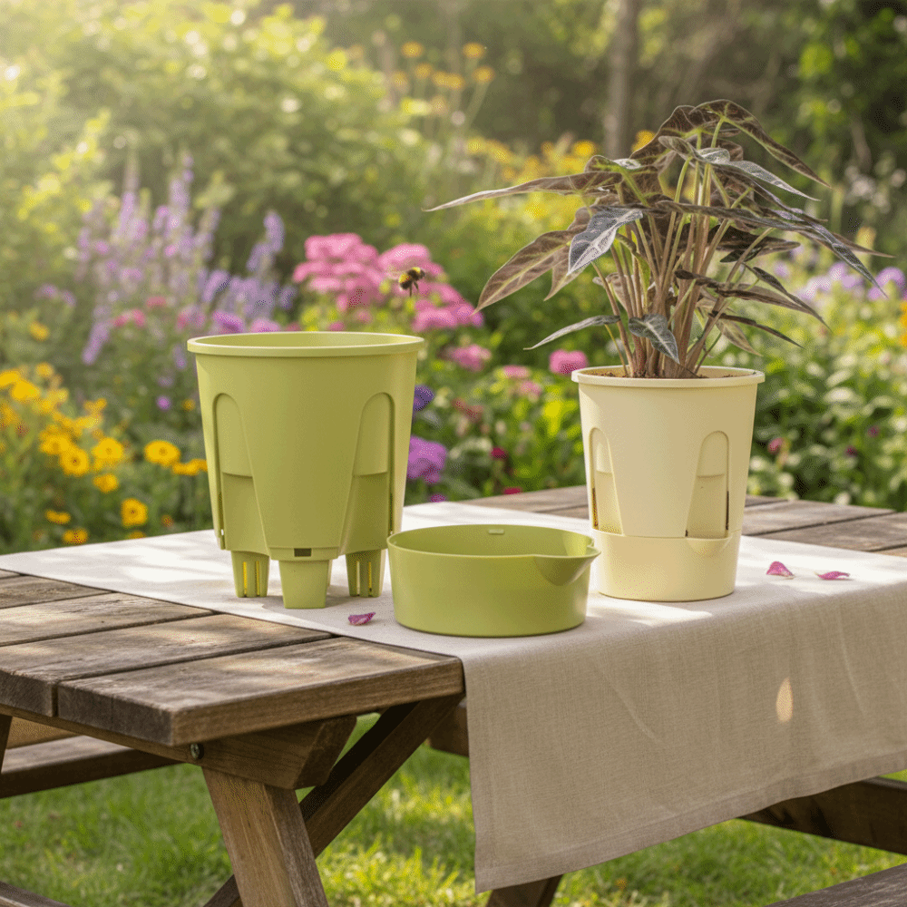Plastic Self Absorbing Flowerp – Aloe Vera Pot recenzja i cena