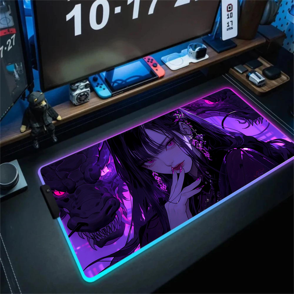 Anime Girl Mousepad Gaming Mou – Tradescantia Purple recenzja i cena