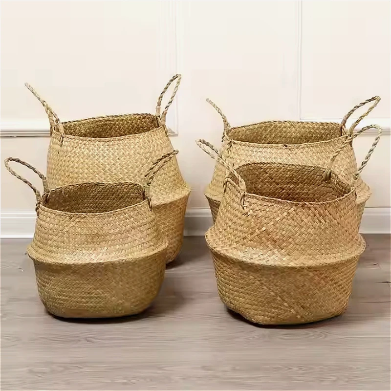 Large Seagrass Wickerwork Bask – Aloe Vera Pot recenzja i cena