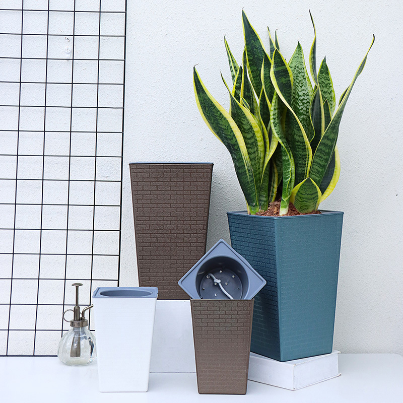 Brick Pattern Flowerpot Imitat – Pilea Peperomioides recenzja i cena
