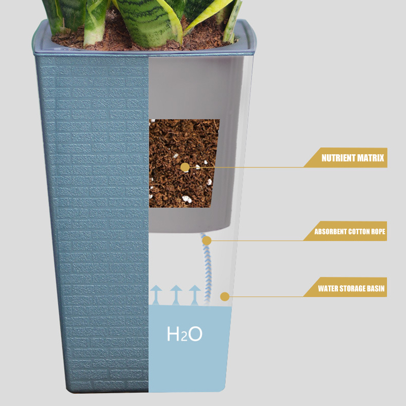 Brick Pattern Flowerpot Imitat – Pilea Peperomioides recenzja i cena