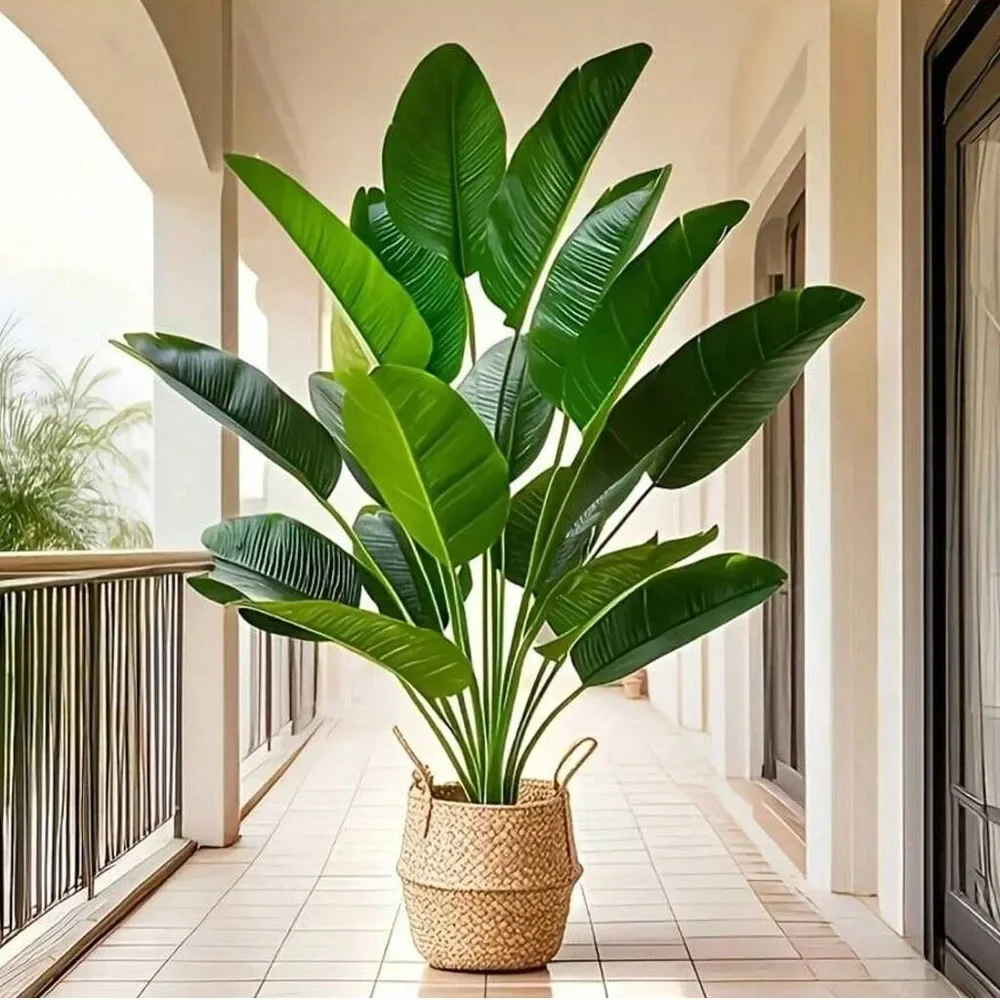 1pc 18 Leaves Artificial Plant – Ficus Lyrata Tree recenzja i cena