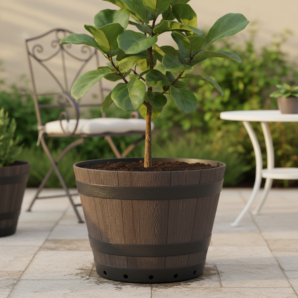 Large Floor Flowerpot Resin Wo – Aloe Vera Pot recenzja i cena