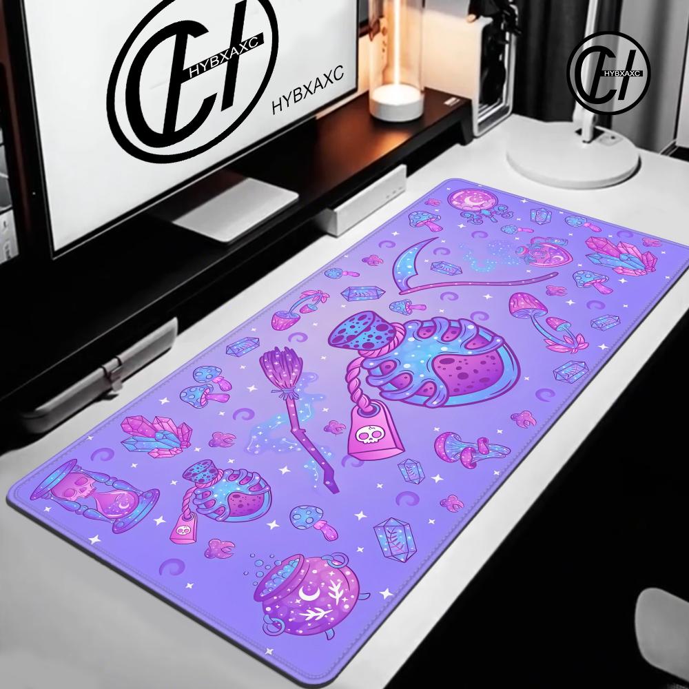 Cute Kawaii Goth Mouse Pad XL  – Tradescantia Purple recenzja i cena