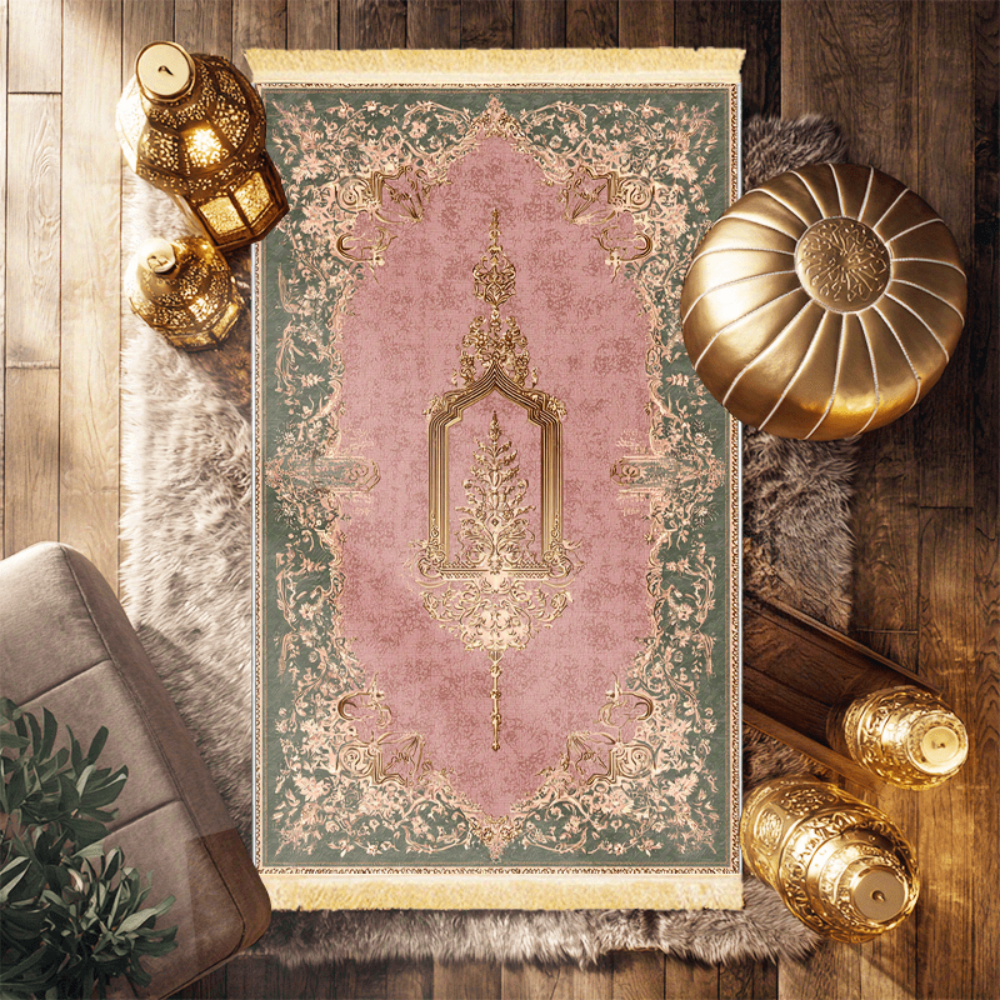 Polyester Muslim Prayer Rug, L – Maranta Prayer Plant recenzja i cena