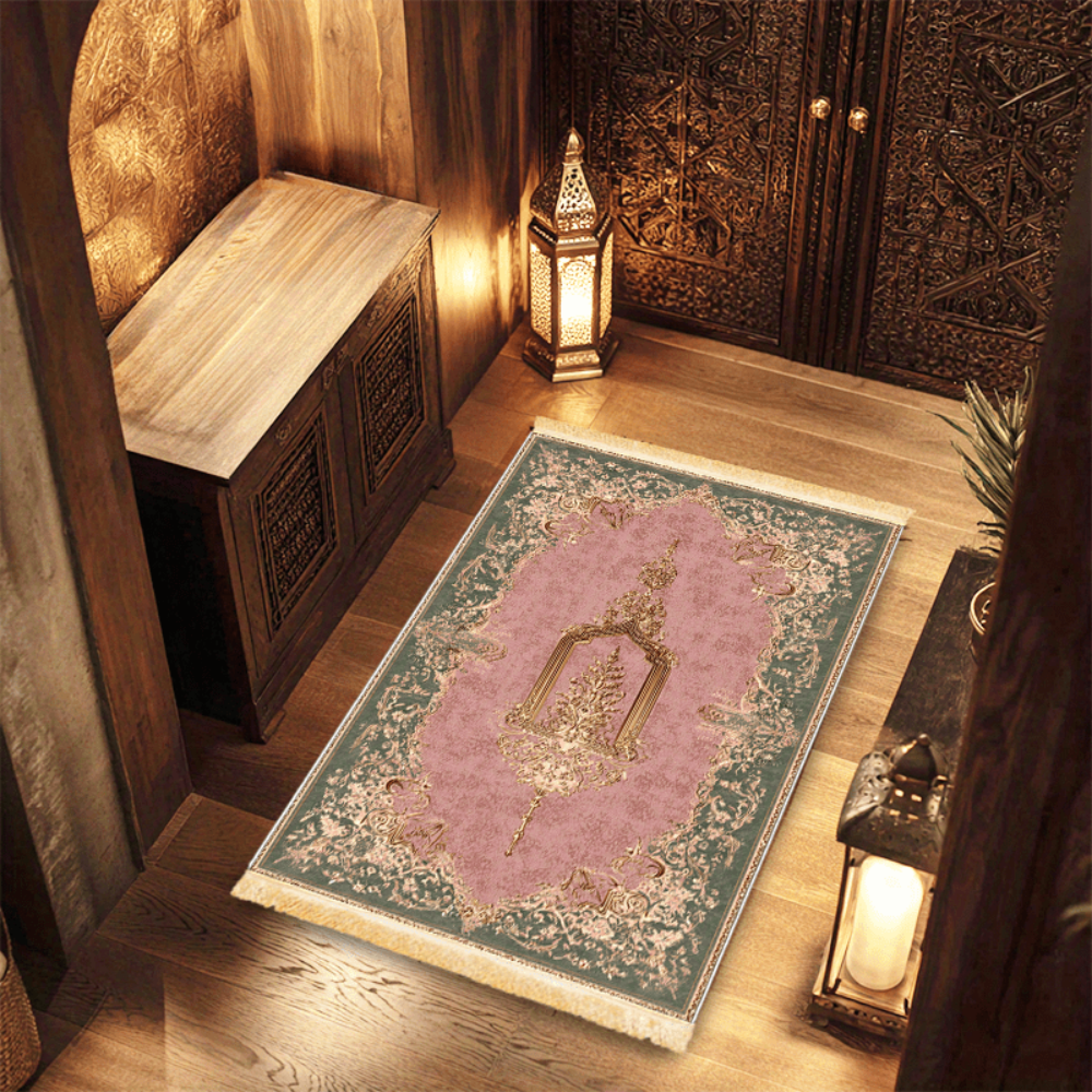 Polyester Muslim Prayer Rug, L – Maranta Prayer Plant recenzja i cena