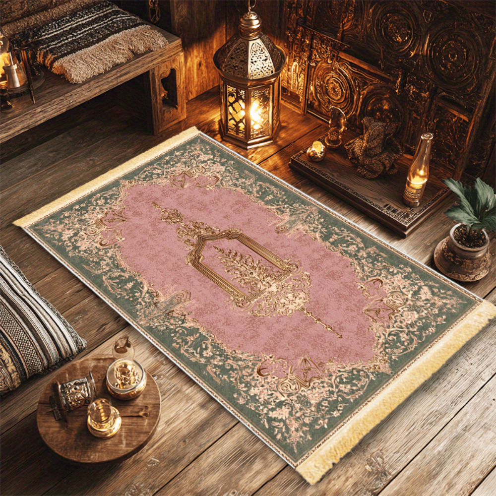 Polyester Muslim Prayer Rug, L – Maranta Prayer Plant recenzja i cena