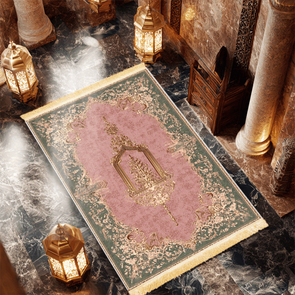 Polyester Muslim Prayer Rug, L – Maranta Prayer Plant recenzja i cena