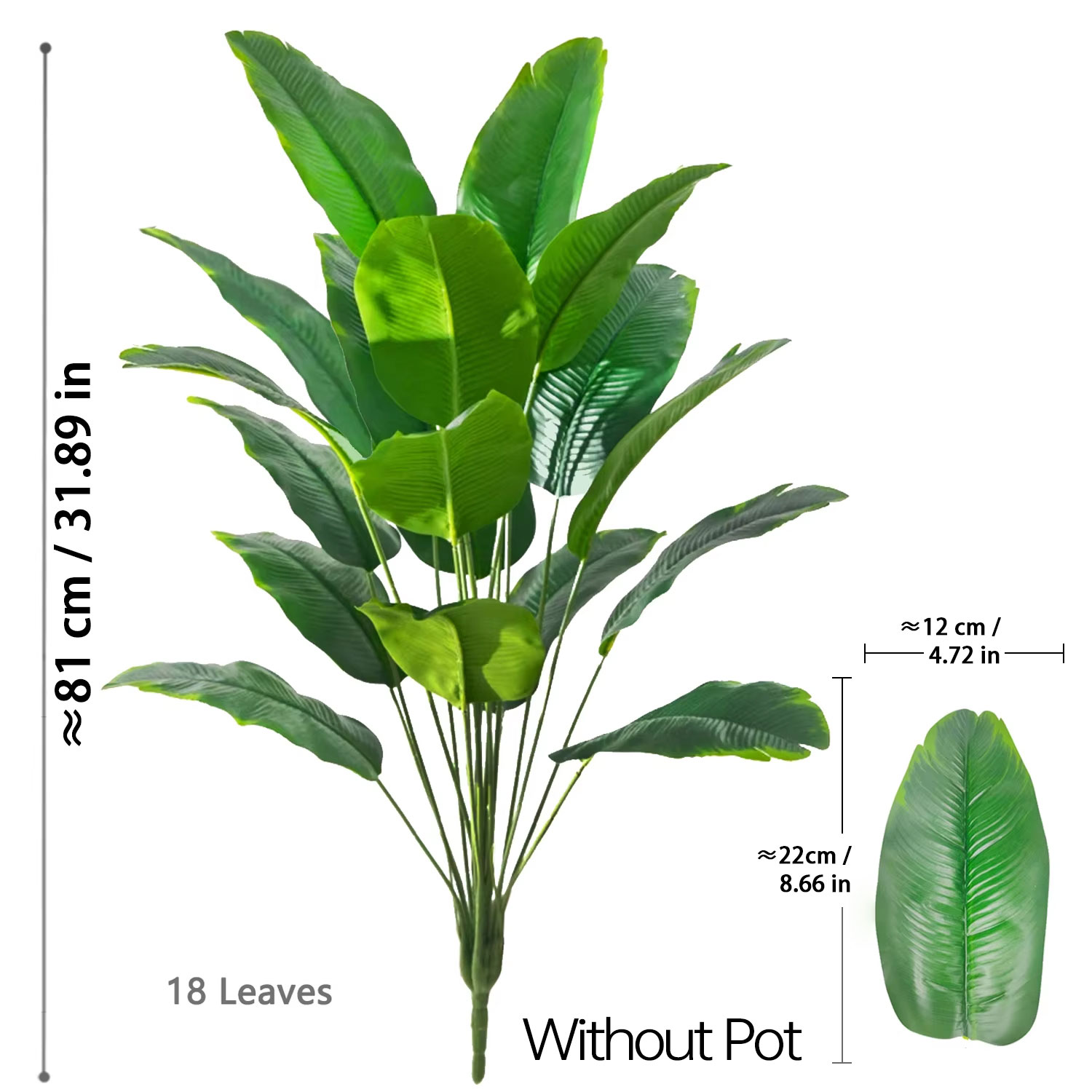 67-112cm Artificial Plants Lar – Ficus Lyrata Tree recenzja i cena