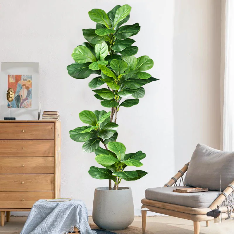 2-4.9FT Large Artificial Ficus – Ficus Lyrata Tree recenzja i cena