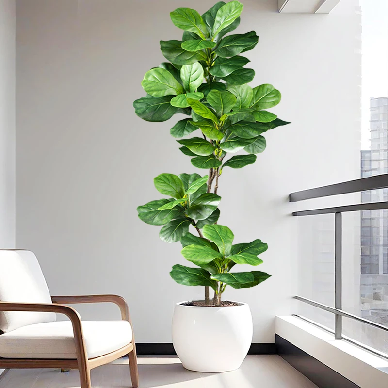 2-4.9FT Large Artificial Ficus – Ficus Lyrata Tree recenzja i cena