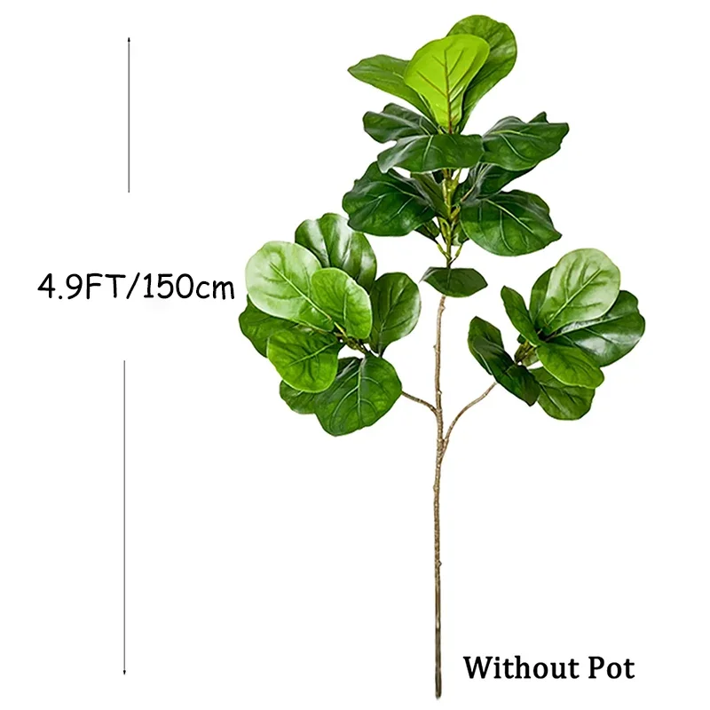 2-4.9FT Large Artificial Ficus – Ficus Lyrata Tree recenzja i cena