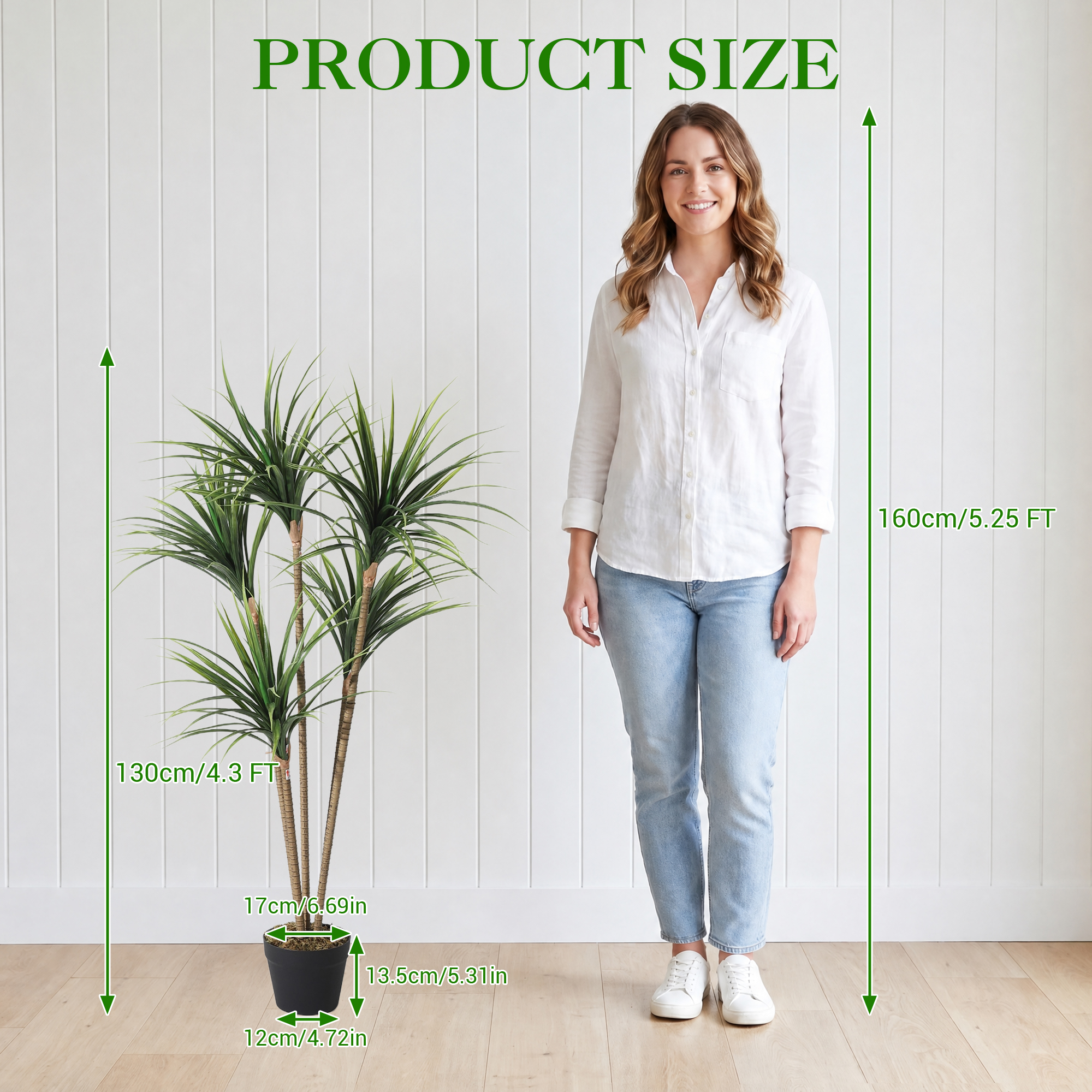 5FT 6FT Artificial Dracaena Ma – Dracaena Marginata recenzja i cena