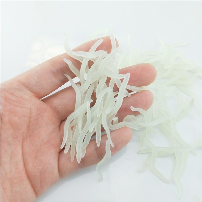 60pcs 4cm Fishing Silicone Lum – Aglaonema Red recenzja i cena