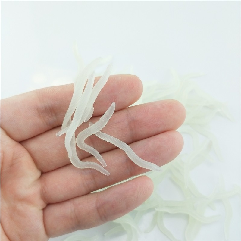 60pcs 4cm Fishing Silicone Lum – Aglaonema Red recenzja i cena