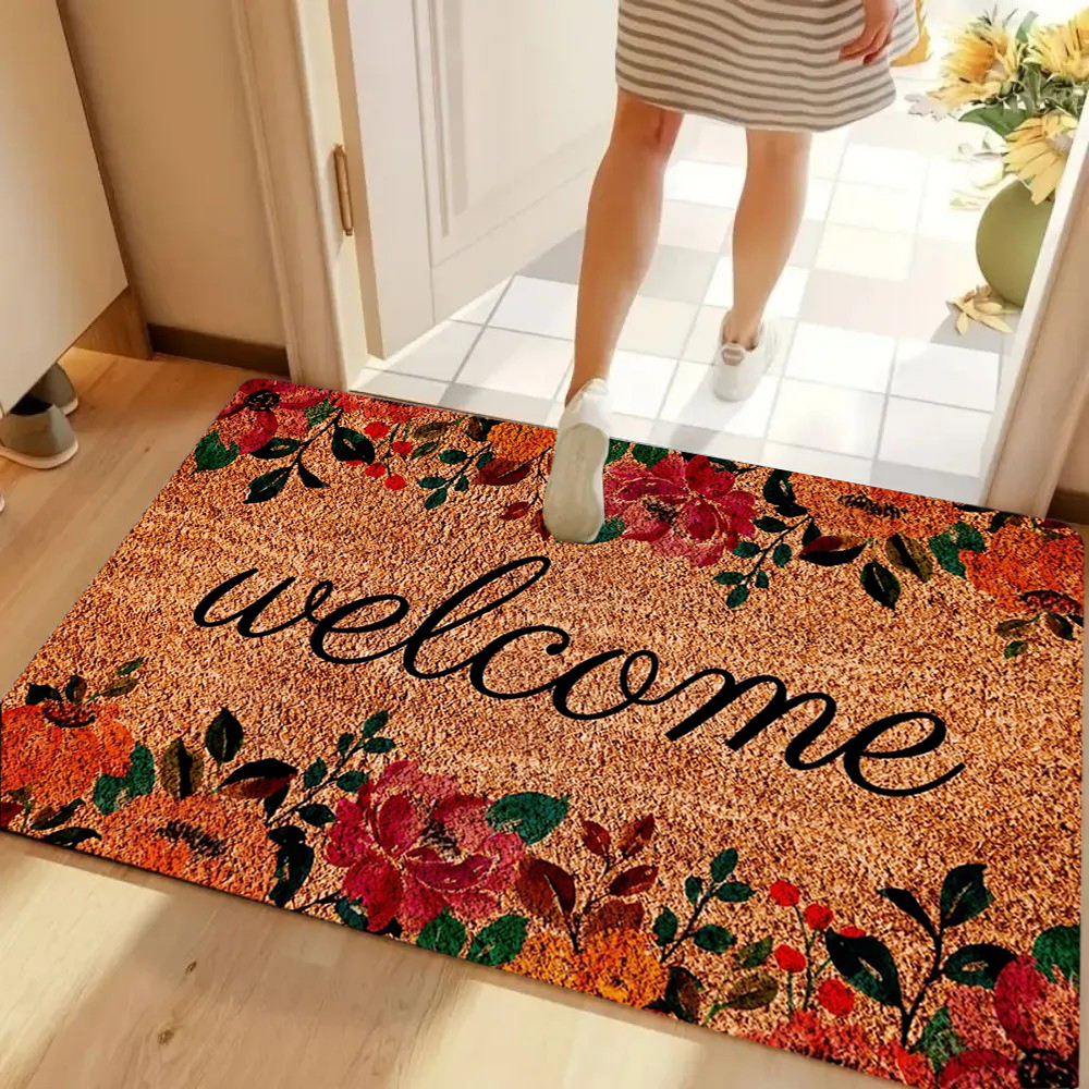 Welcome Retro Floral Doormat O – Maranta Prayer Plant recenzja i cena
