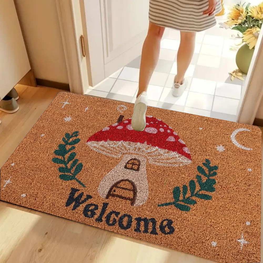 Welcome Retro Floral Doormat O – Maranta Prayer Plant recenzja i cena
