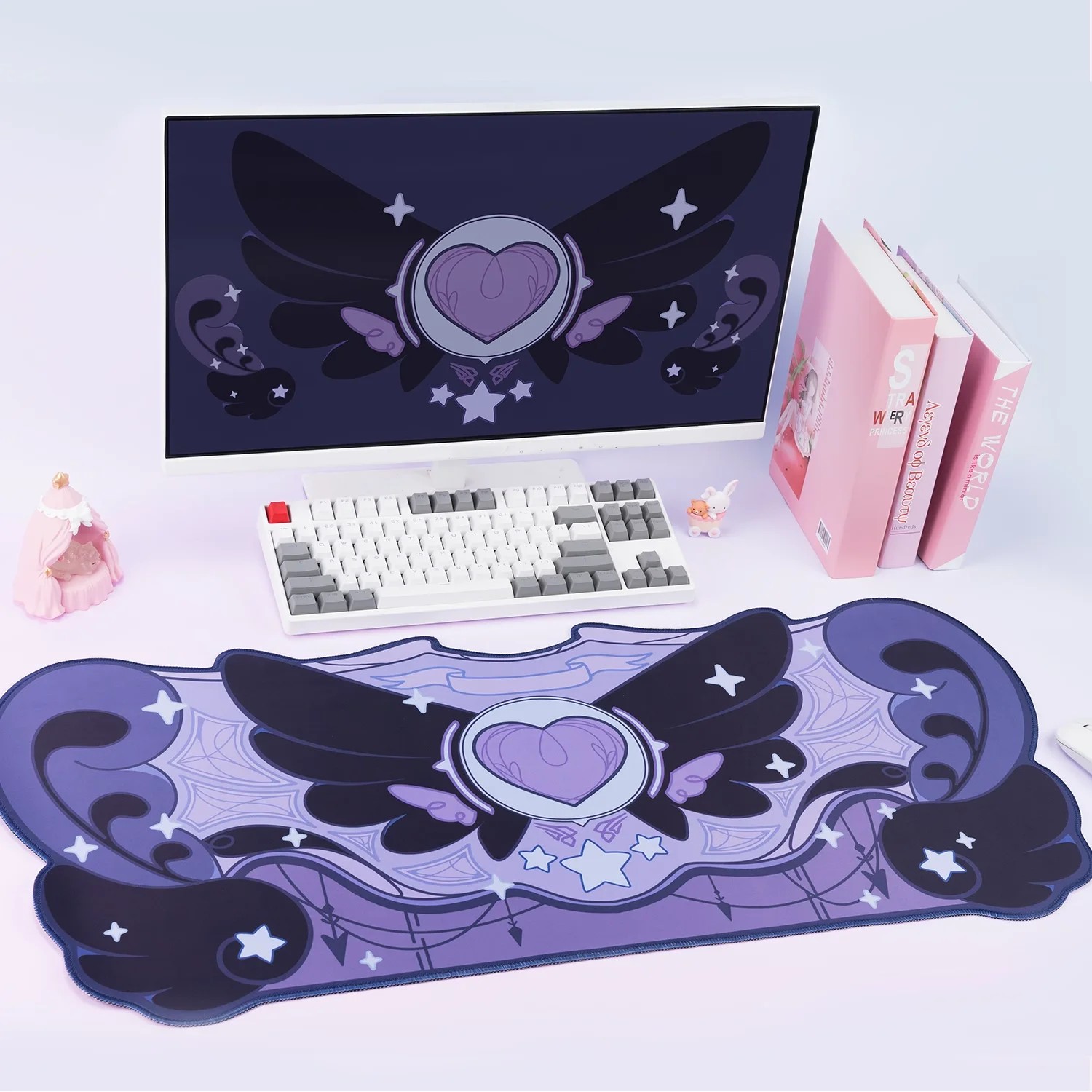 VIKAMA Mouse Pad Desk Mat Irre – Tradescantia Purple recenzja i cena