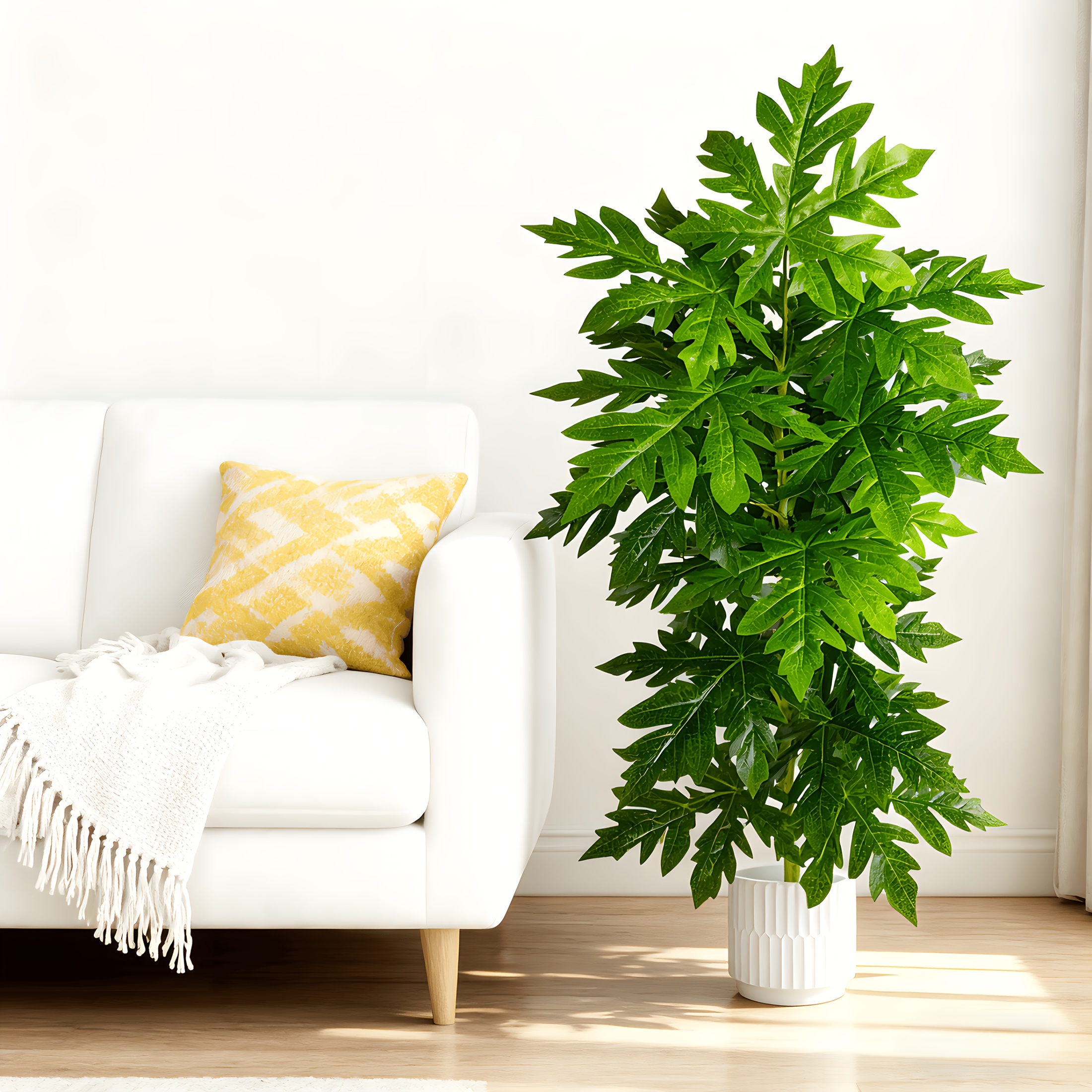 1Pcs Large Lifelike Artificial – Ficus Lyrata Tree recenzja i cena