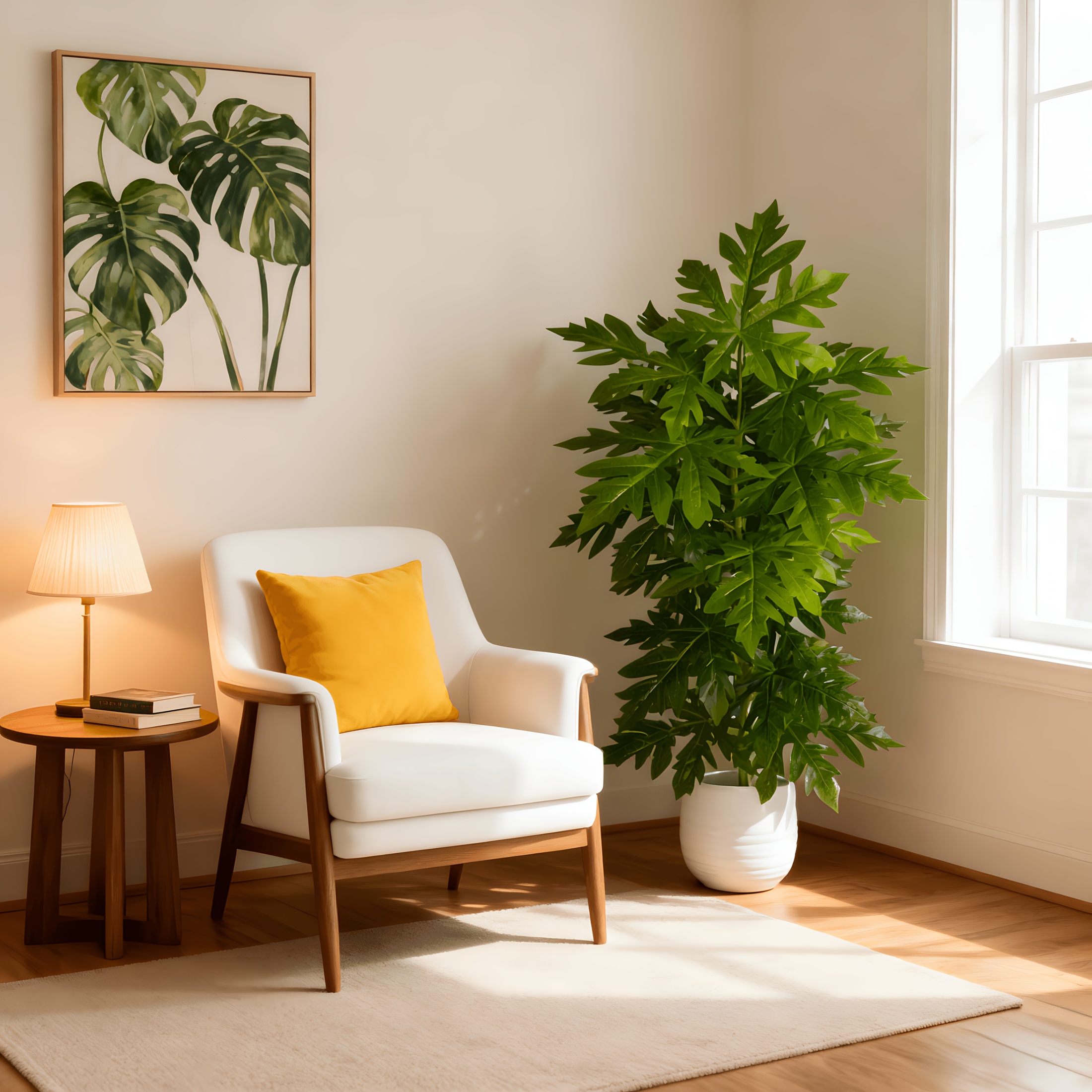 1Pcs Large Lifelike Artificial – Ficus Lyrata Tree recenzja i cena