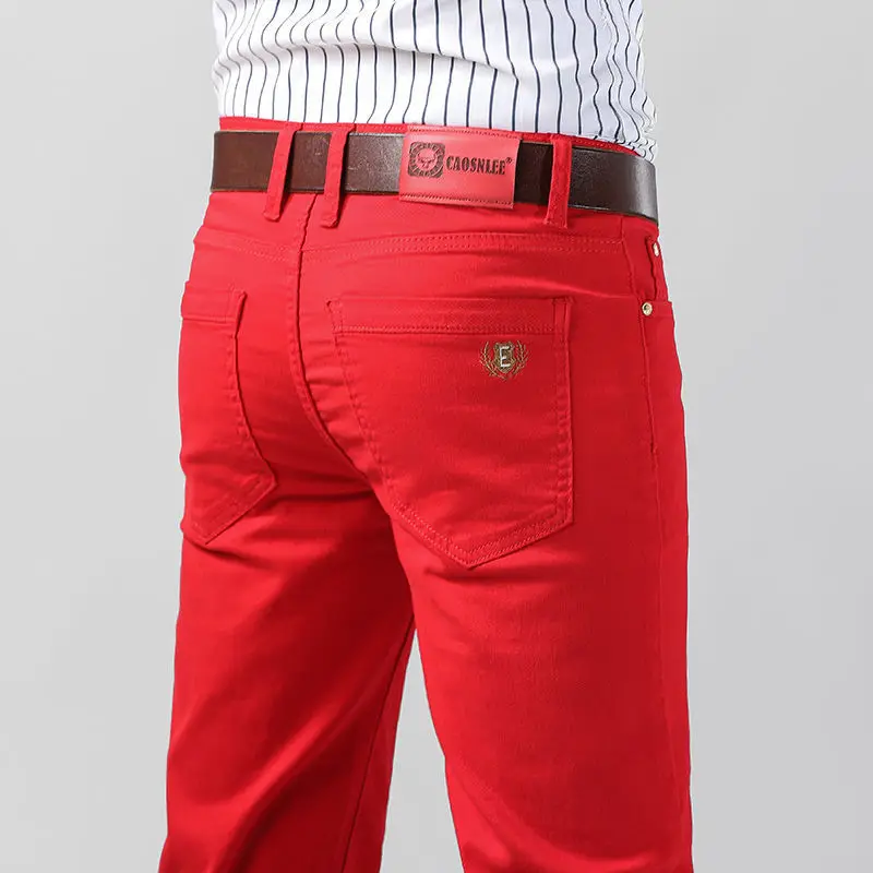 5 Colors Men's Colorful Denim  – Aglaonema Red recenzja i cena